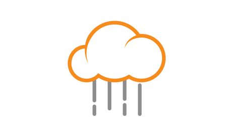 Raining Icon | Weather forecast icon animation