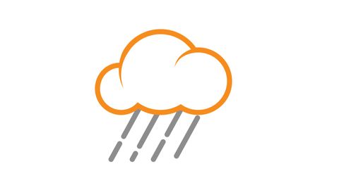 Weather forecast concept Icon Animation