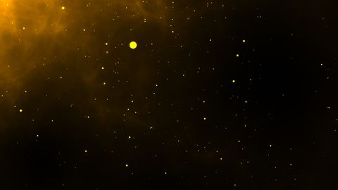 Light particles going up | Abstract background animation with bokeh light effects