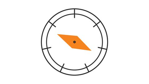 Compass Icon style animation