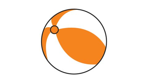 Football Icon | Line drawing style Icon animation