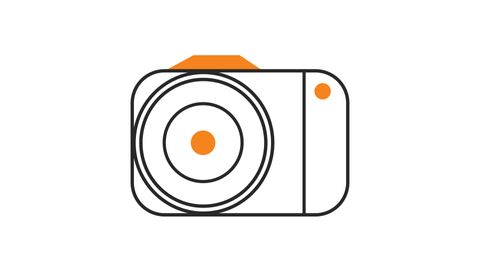 Camera Icon | Line drawing style Icon animation